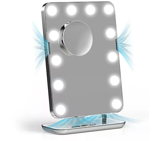 SpaStudio Hollywood Vanity Mirror with Fans